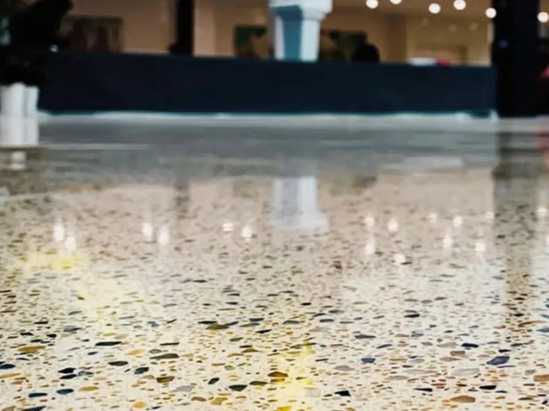 How to Address Stains and Discoloration in Terrazzo Floors During Grinding